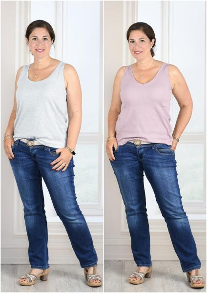 Nähbeispiel Basic-Top lillesol women No. 73